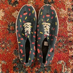 Mens navy blue cookout Vans. Size 10.5 M.